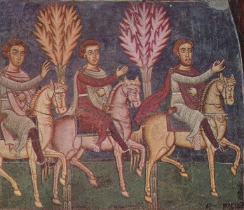 I messi di Costantino si mettono in viaggio per cercare il Papa