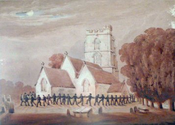 "At St. Lawrence, Rode" dipinto di W. W. Wheatley (ca. 1885)