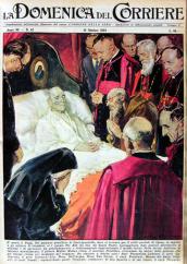Ancora sulla copertina della "Domenica del Corriere", anche da morto.